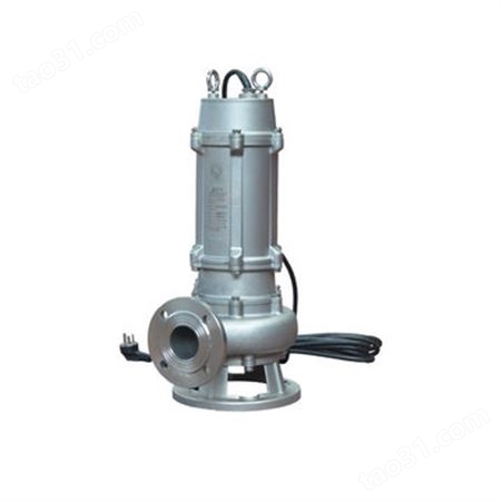 厂家生产WQP不锈钢潜水排污泵04/316耐腐蚀污水提升泵
