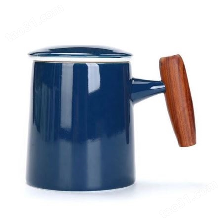 陶瓷泡茶杯 陶瓷杯套装定制logo 工厂直销陶瓷杯定做 陶瓷杯礼盒批发