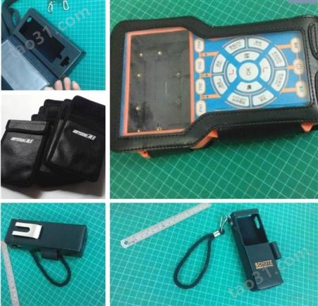 深圳皮套工厂生产手持探测机便携保护套PDA手持终端包