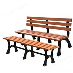 泰州景区长条木塑公园椅 街道行人休息长板凳 泰州休闲椅厂家