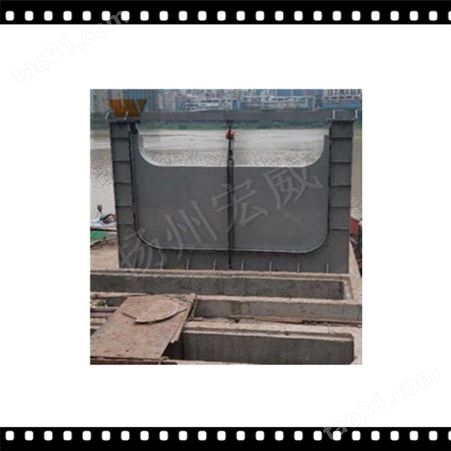 扬州城市截流井设备厂家 截流井液压截流阀 不锈钢板闸