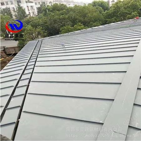 多亚金属压型板 潮州铝镁锰板 35-410双锁边屋面板 别墅屋面