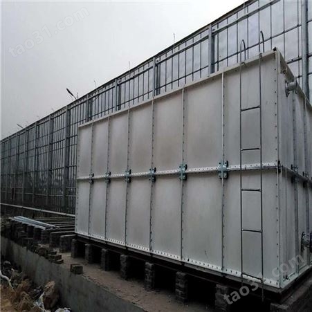 新乡玻璃钢水箱 人防水箱 SMC水箱厂家 方形蓄水池 组合式水箱 润隆支持定制