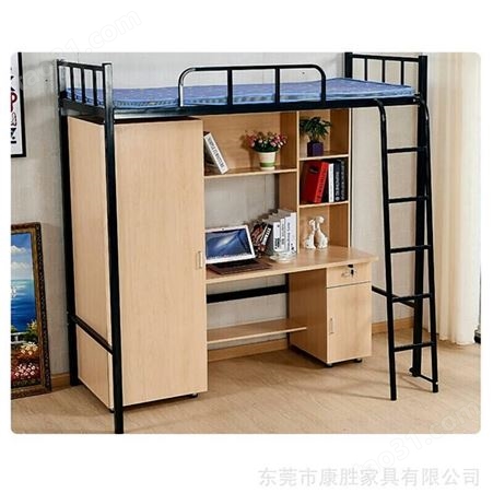 带木柜单人公寓床定制有魅力择康胜广州公寓床厂家