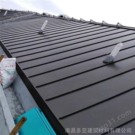 梅州 轻型屋面材料铝镁锰板 坡屋面矮立边金属瓦 型号YX25-430