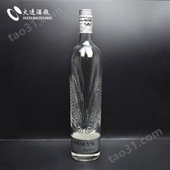 四川成都 水晶料瓶定制 洋酒玻璃酒瓶 量大从优