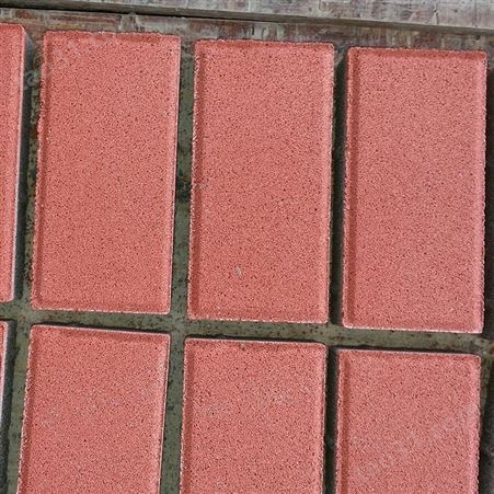 武汉彩色水泥砖 彩色水泥砖价格 彩色道板砖厂家--记中工程