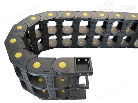 轻型工程拖链穿线履带坦克链塑料工程链条