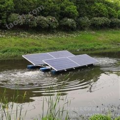 湖泊水循环推流增氧机 太阳能推流曝气器