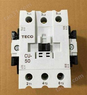 原装TECO/台安小型直流接触器CN-6k接触器DC110v DC24v