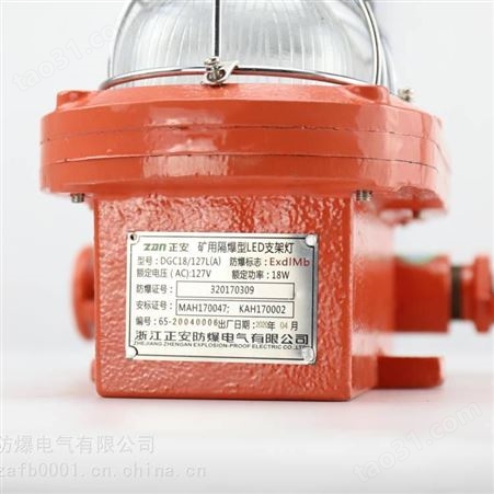 DGC18/127L(A) DGC18/127L(A)矿用隔爆型LED支架灯 本安型矿灯