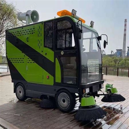 中铠新能源扫地车 马路扫地车 半封闭式清扫车