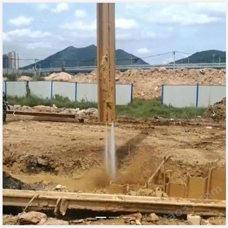 郑州广源超高压水钢板打桩机