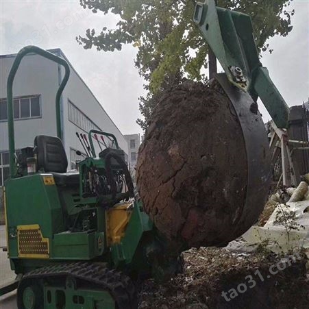 高成活率挖树机  新型苗圃移栽机 履带式活树移植机中铠厂家