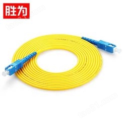 胜为工程电信级单模单芯SC(UPC)-SC(UPC)光纤跳线 3米 网络光纤线