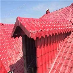 新型环保玻璃钢材质建筑瓦 红色楼顶装饰瓦 耐高温耐腐蚀 春田环保 定制
