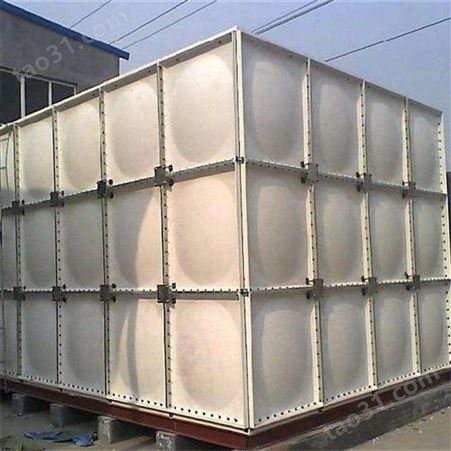 春田环保 生产 200立方玻璃钢消防水箱 生活用水箱 坚固耐用