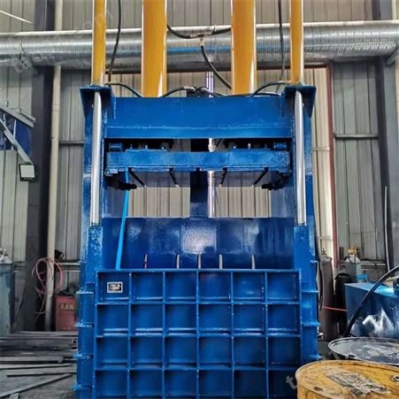 鲁丰机械 200吨立式钢板打包机 铝合金下脚料压扁机 lf-200t低价供应