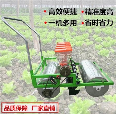 蔬菜播种机免耕种蔬菜播种机 汽油手推车精播机