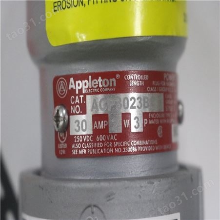 APPLETON   阿普顿  插座 ACP3023BC