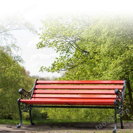 户外公园椅 室外休闲园林长椅 户外椅防腐木实木靠背椅