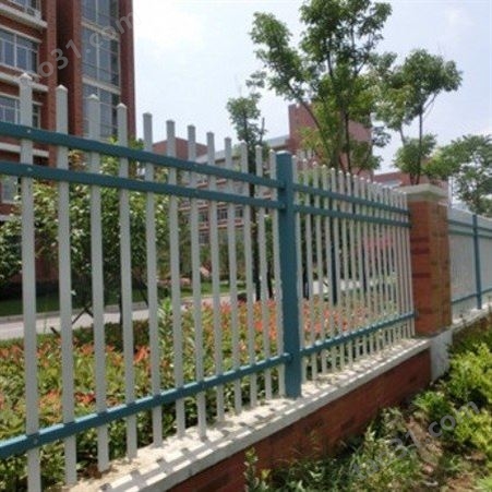 锌钢护栏栏杆栅栏铁艺围栏庭院围墙草坪院墙防护栏家用学校工厂