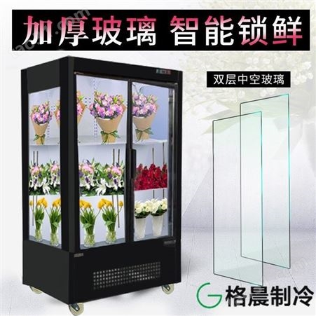 鲜花展示柜|商用冷藏鲜花柜|风冷鲜花柜