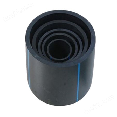 PE管 给水管 国泰浩德节水 黑色PE直管 规格齐全 给水管 灌溉管