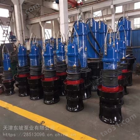 天津东坡350QSZ-5-30卧式潜水轴流泵生产厂家