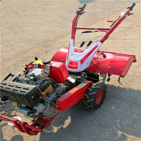 优民低价销售 农用多功能柴油旋耕机 可以开沟的微耕机 6马力柴油微耕机