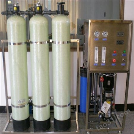 华膜大型反渗透水处理设备-电镀工业净水设备-3吨单级RO反渗透工业纯水机