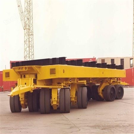 150吨重型搬运平板拖车 山东四轮重型搬运平板拖车 150吨重型搬运平板拖车参数