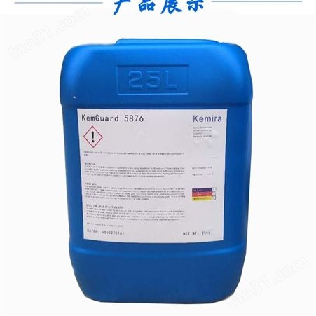 芬兰凯米拉阻垢剂KemGuard5876反渗透膜阻垢剂纯净水处理阻垢RO膜专用25KG药剂