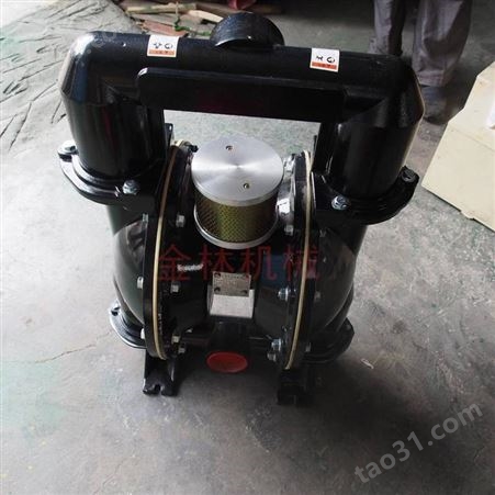 山东省济宁BQ450G气动隔膜泵 矿用气动隔膜泵金林机械