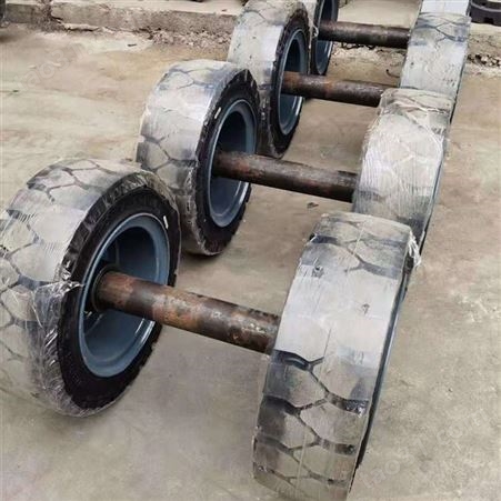奇宇拖车实心轮胎 载重牵引平板车轮胎车轴车轮