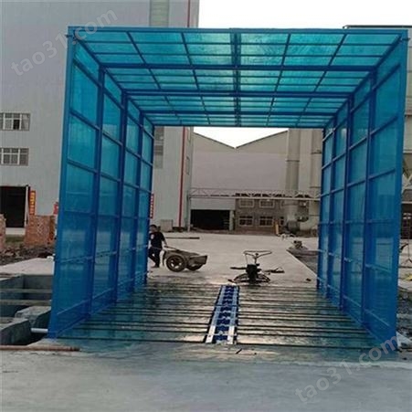 河南郑州大型工地自动洗轮机平板式洗轮机技术参数
