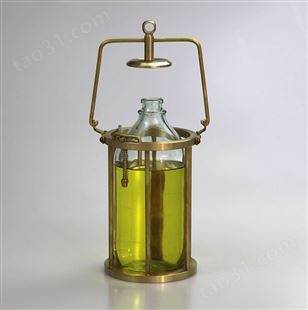 BLD-B型采样笼滴流瓶黄铜取样笼石油产品玻璃瓶取样笼
