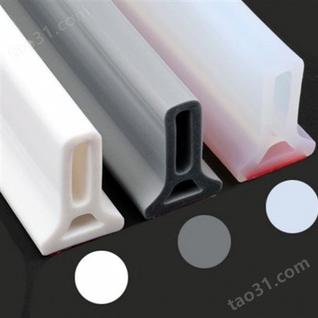 厂家供应硅橡胶条 德莱橡胶 半透明硅胶方块 回字型橡胶条