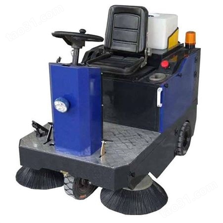 低噪音电动扫地车 小型驾驶式扫地机 车间用电瓶式清扫机