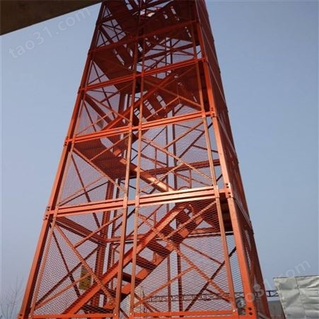 众鹏机械 地铁施工安全梯笼 施工安全梯笼 组合框架式梯笼 可定制