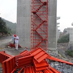 组合式基坑梯笼 封闭式安全梯笼 路桥施工箱式安全梯笼 博睿安全梯笼