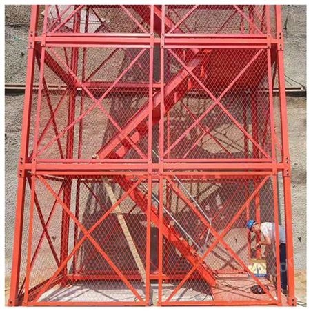 安全基坑墩柱梯笼 安全梯笼组合 组合箱式基坑梯笼 来图定制 加重安全梯笼