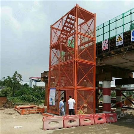 桥梁施工建筑梯笼 防护网安全梯笼 组合框架式安全梯笼 基坑梯笼 规格齐全