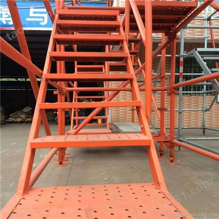 众鹏机械 封闭式安全梯笼 安全梯笼供应新款 蕉式安全爬梯梯笼 支持定制