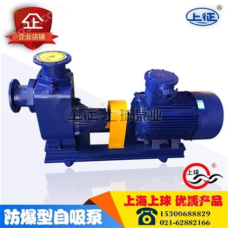 上球泵业200ZX280-65型清水化工自吸泵 上海厂家防爆不锈钢自吸泵