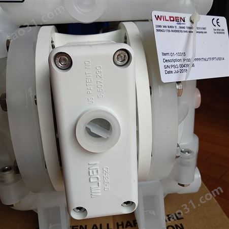 威尔顿wilden气动隔膜泵P100系列工程塑料耐腐蚀气动泵隔膜泵