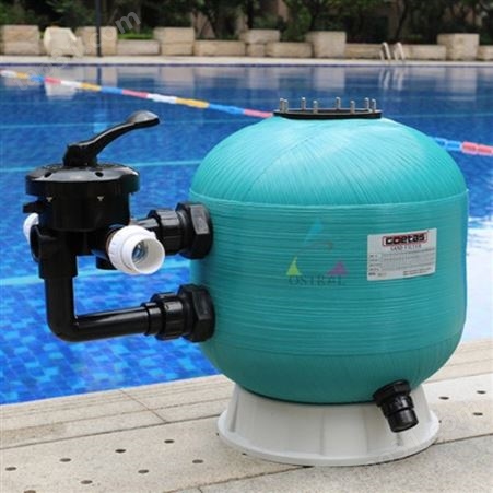 泳池循环一体机沙缸石英砂循环过滤系统泳池水处理设备沙缸过滤器
