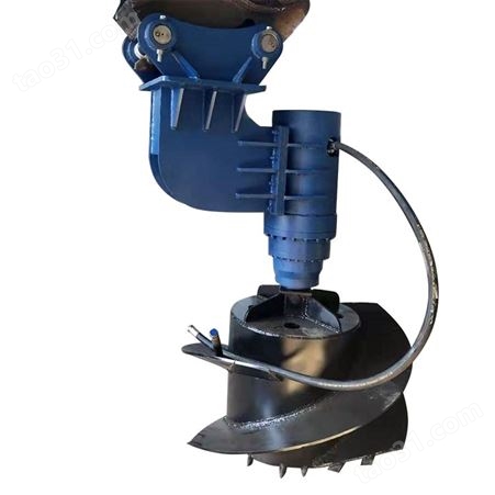 久固高铁专用ZM50挖掘机桩帽成型器水泥桩头定型钻液压桩头成形机螺旋成型机