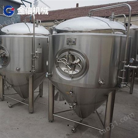 定制啤酒厂酿酒生产线 大型啤酒发酵罐 不锈钢啤酒糖化设备