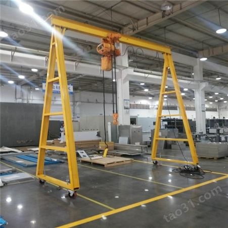深圳厂家定做龙门架 操作方便0.5吨小型龙门架 电动 手推龙门架